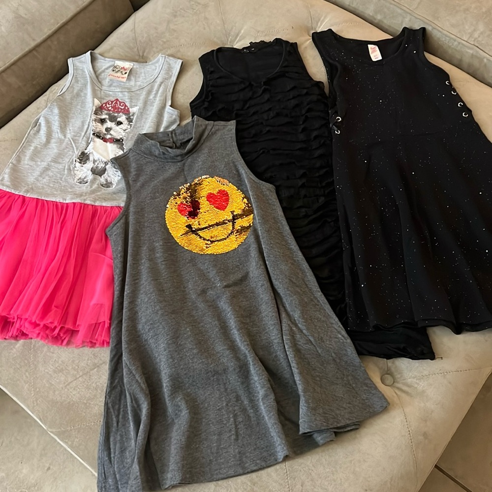Girls lot of dresses 6/6X